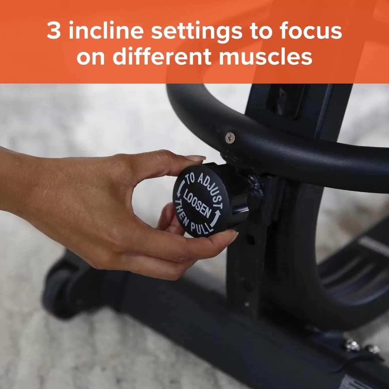 Upright Elliptical Cross Trainer 8-Level Magnetic Resistance, Adjustable Incline