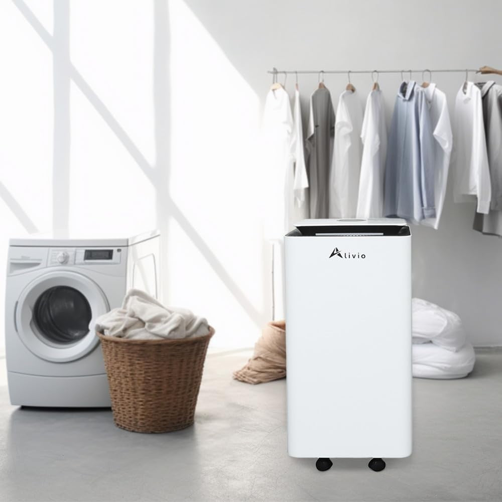 10L Dehumidifier Air Purifier Smart Moisture Control Auto Off 3 Speed
