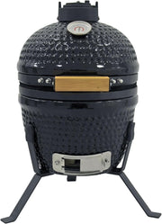 13" Ceramic Kamado Charcoal BBQ Grill Mini Egg Smoker Oven with Stand Outdoor