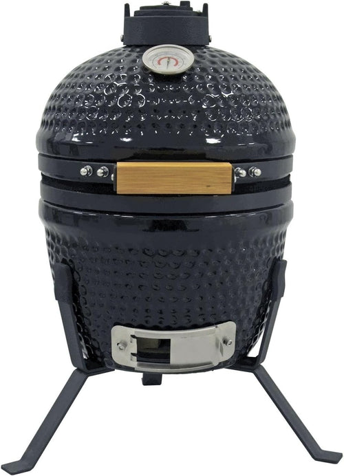 13" Ceramic Kamado Charcoal BBQ Grill Mini Egg Smoker Oven with Stand Outdoor
