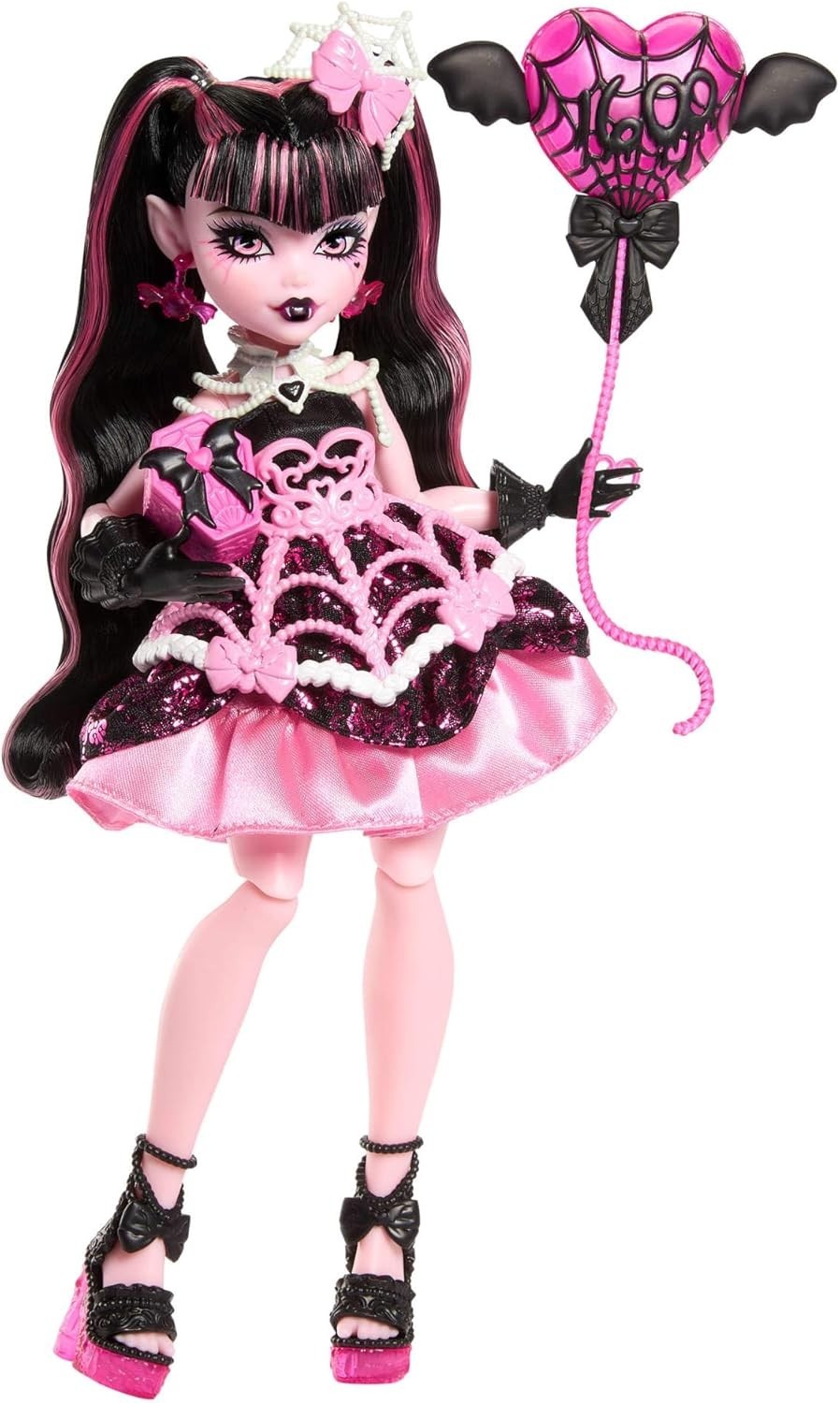 Birthday Party Fashion Doll Pink Dress Accessories Gift Playset