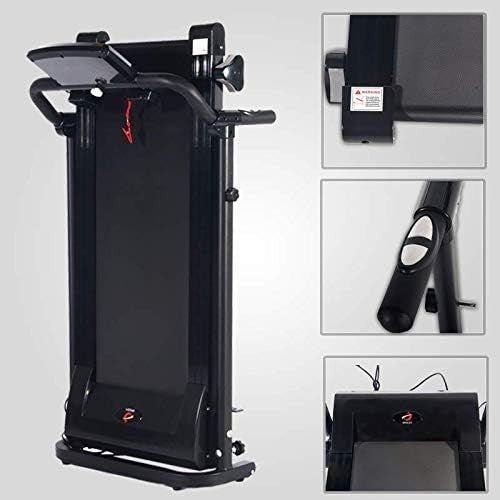 Folding Electric Treadmill 10 km/h Compact Portable Home Office Gym