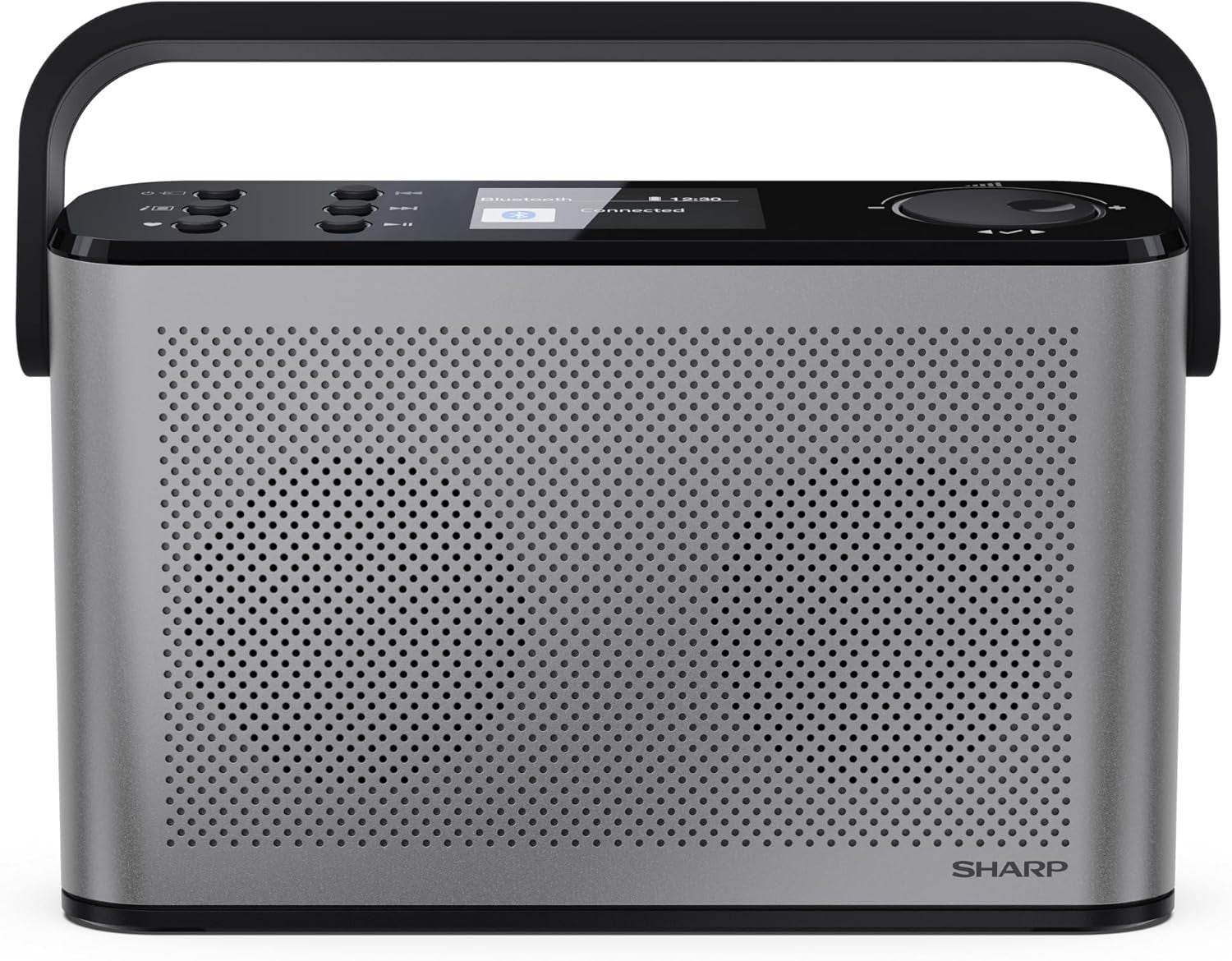 Portable DAB+/FM Stereo Digital Radio Bluetooth 5.3 USB Storm Grey