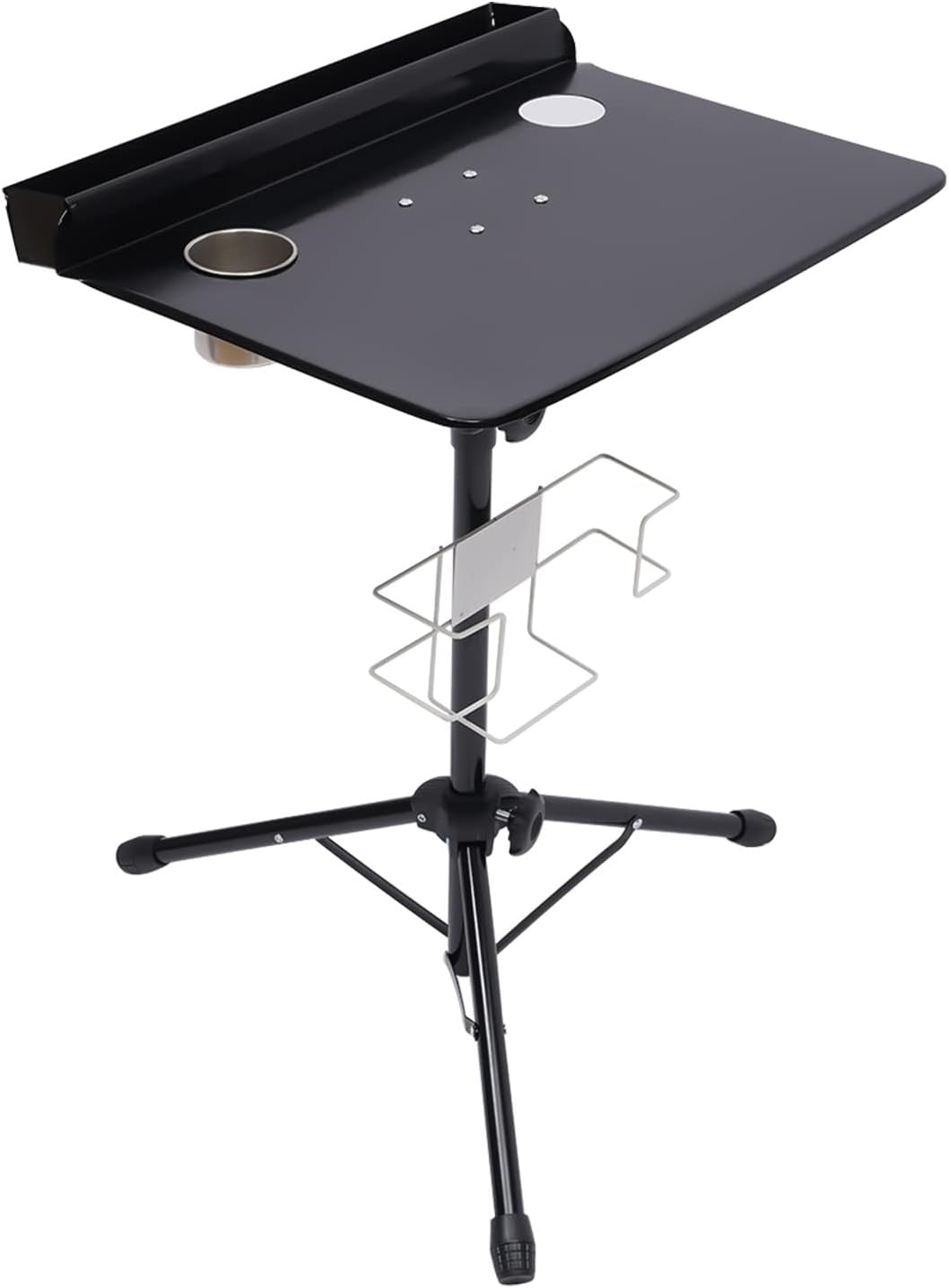 Tattoo Workstation Adjustable Rolling Stand Mobile Salon Workbench Tray