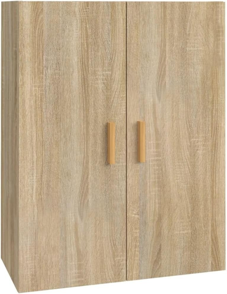 Sonoma Wall Cabinet Storage Unit with Doors, 3 Compartments, Modern Look