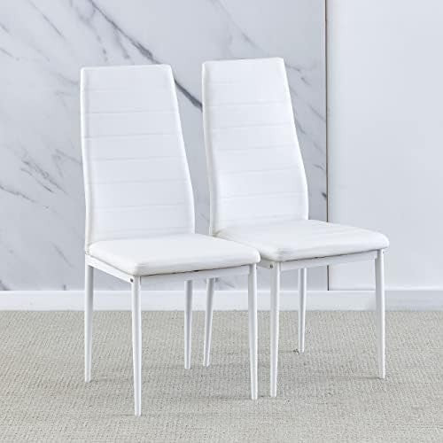 Square Glass Dining Table Set with 2 Chairs Modern Space Saving Design