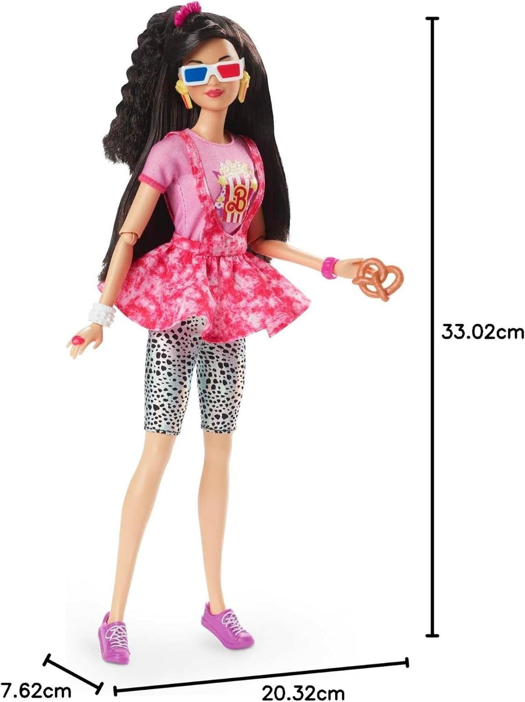 80s Movie Night Fashion Doll Retro Outfit Accessories Collector