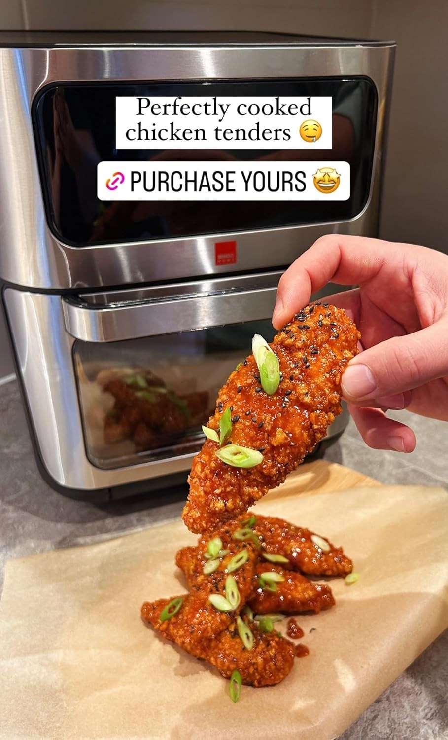 12L Air Fryer Oven Rotisserie 10-in-1 Oil Free Digital 1800W