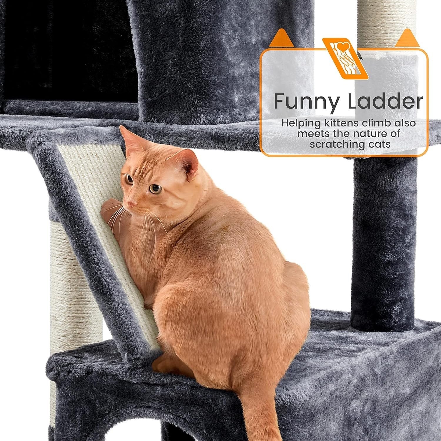 182cm Tall Cat Tree Tower Multi-Level Scratching Posts Condos Large Cats