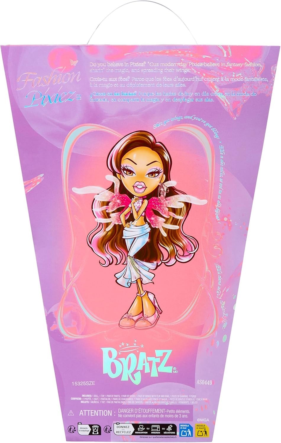 Fantasy Pixie Fashion Doll Wings Ring Shimmer Outfit Accessories