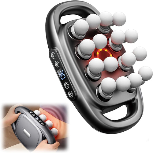 16 Head Deep Tissue Massage Gun Powerful Muscle Pain Relief Full Body