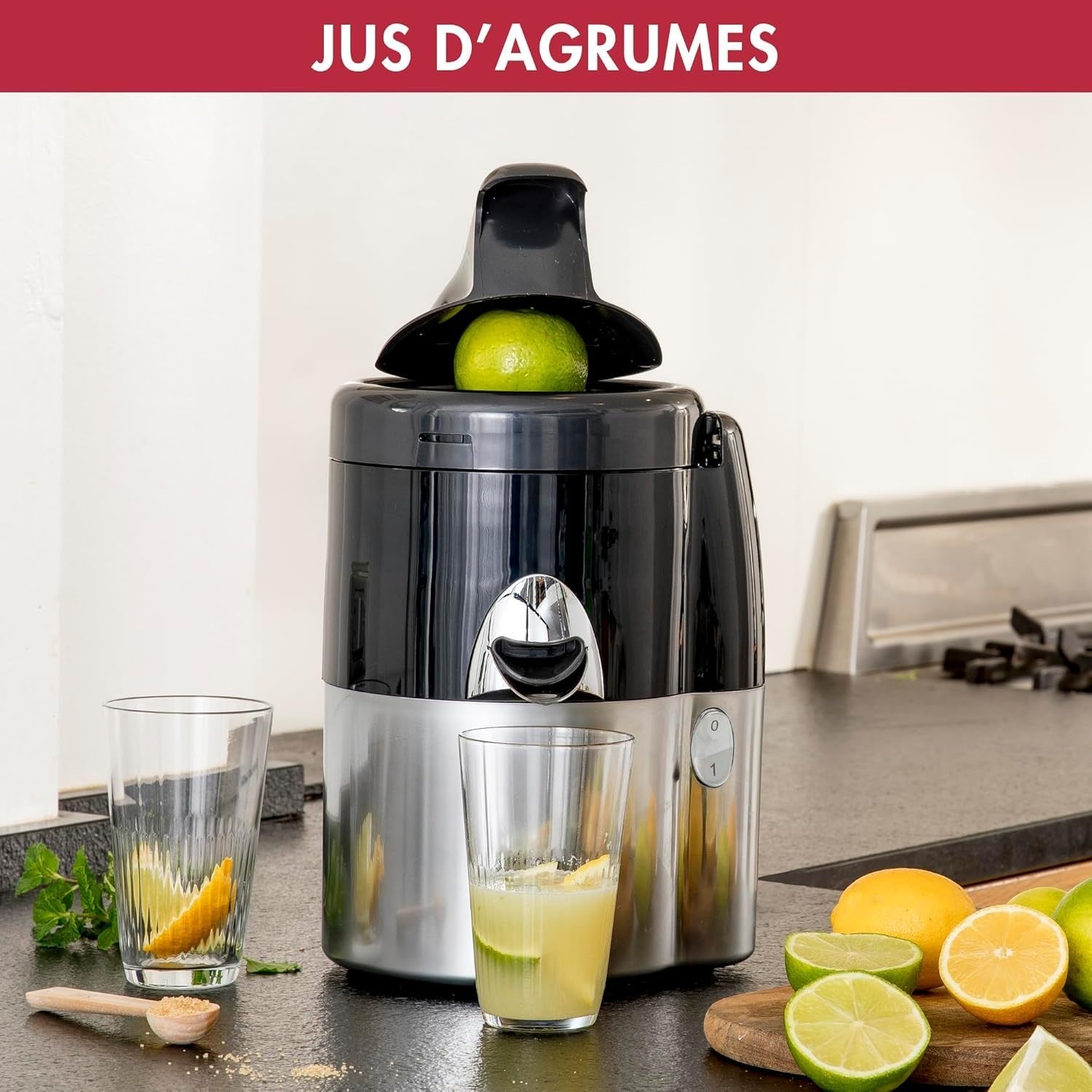4 in 1 Juicer Extractor XL Feed Ultra Quiet Motor Vegetable Cutter