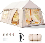 8 Person Inflatable Camping Tent 4 Season Waterproof Air Glamping