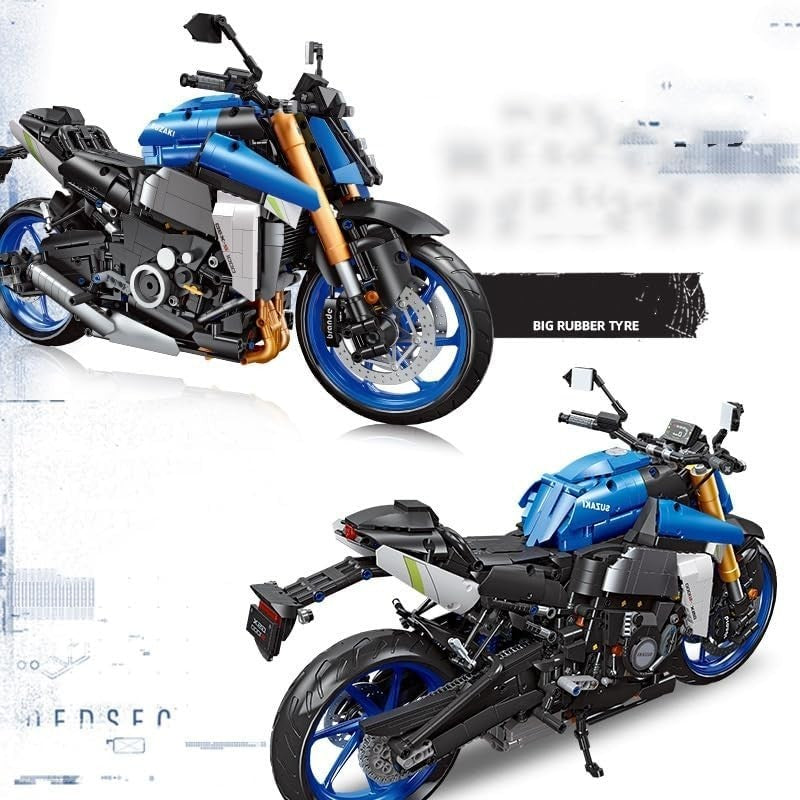 2046 PCS Motorcycle Building Kit | Realistic Design | Gift for Teens & Adults