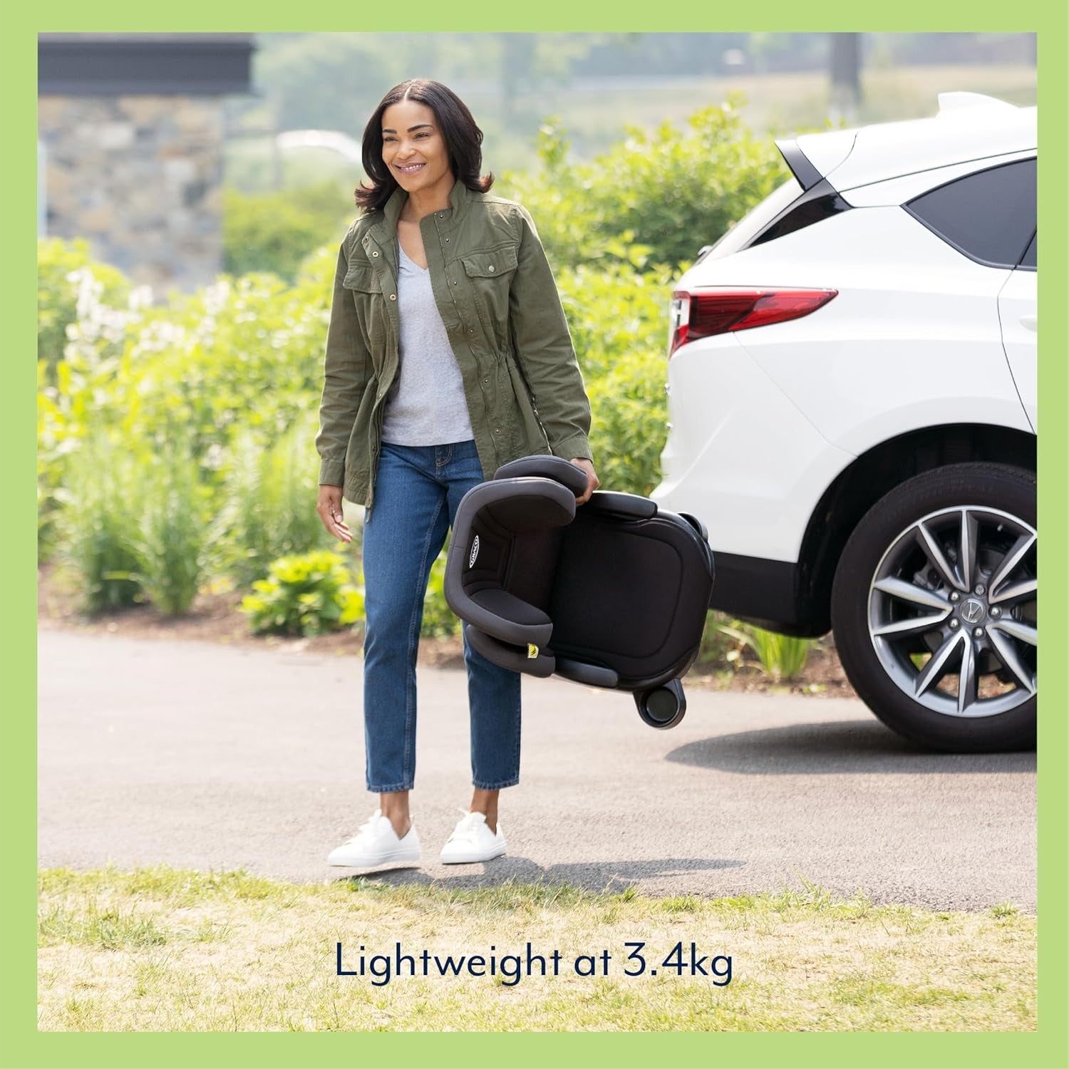 i-Size R129 High Back Booster Car Seat 100–150cm Adjustable Headrest
