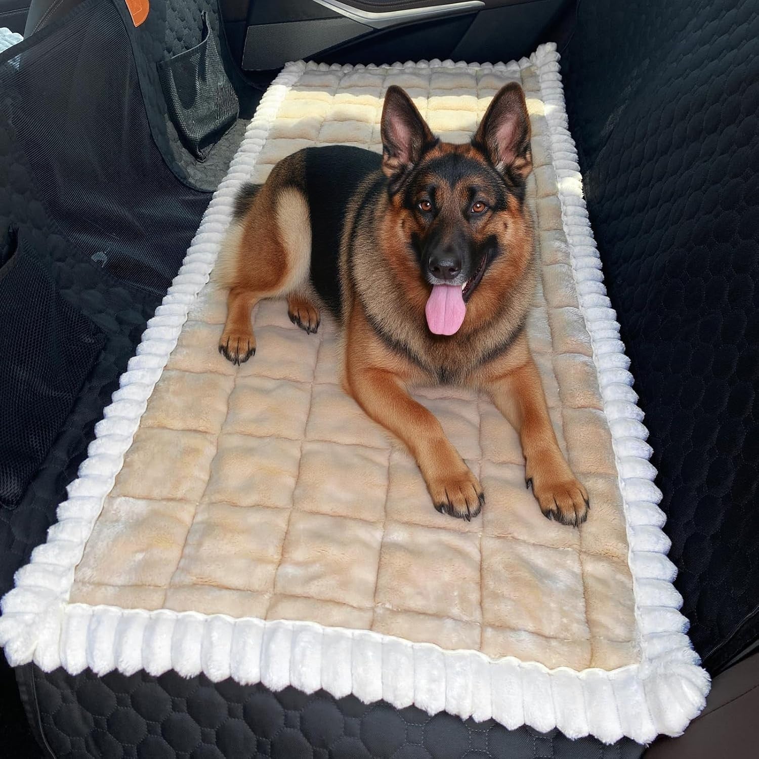 Dog Car Back Seat Bed Mat Non Slip Travel Pet Cover 138x63cm