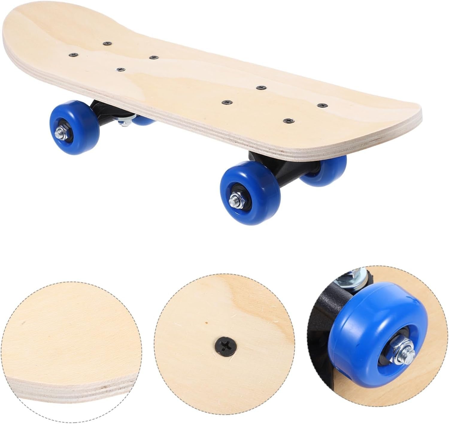 Blank Wooden Skateboard Deck 7-Layer Maple DIY Painting Kids Gift
