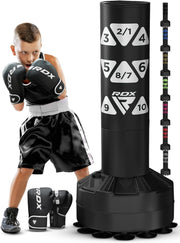 Kids Free Standing Kickboxing Punch Bag 4FT Heavy Duty Target Set