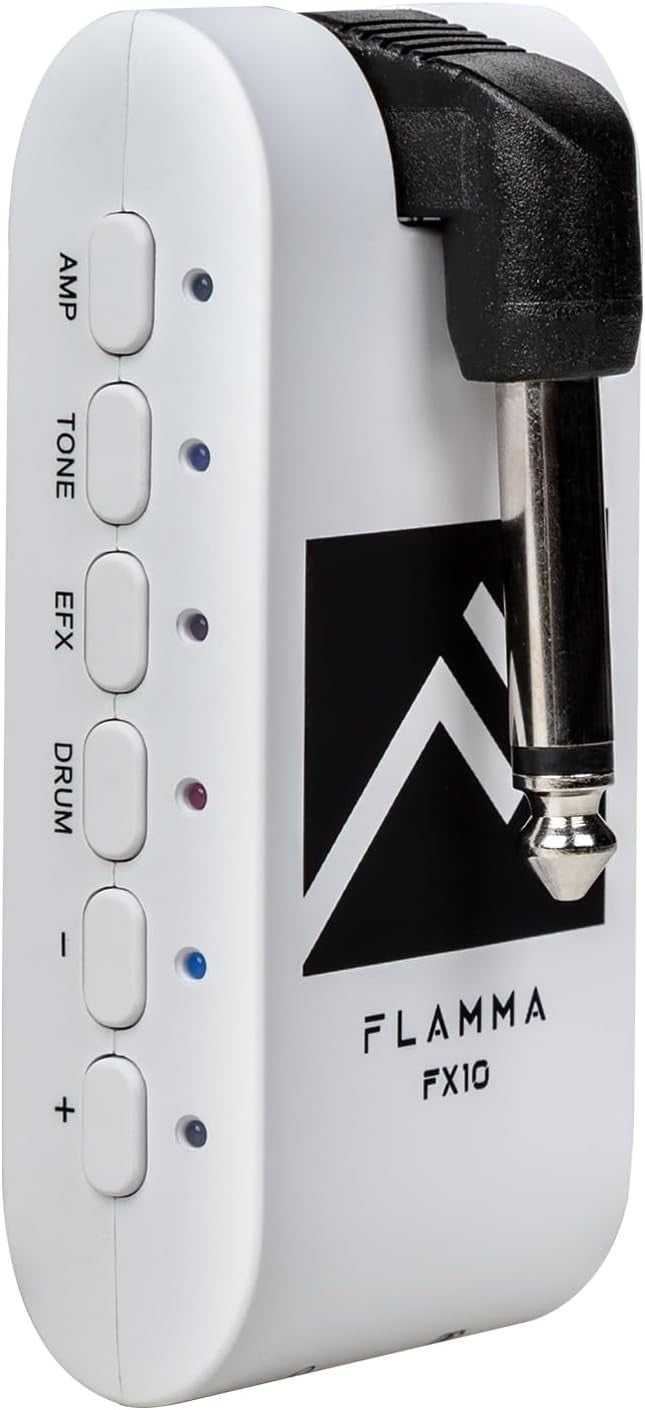 Portable Guitar Headphone Amp 14 Effects 28 Drums USB Bluetooth