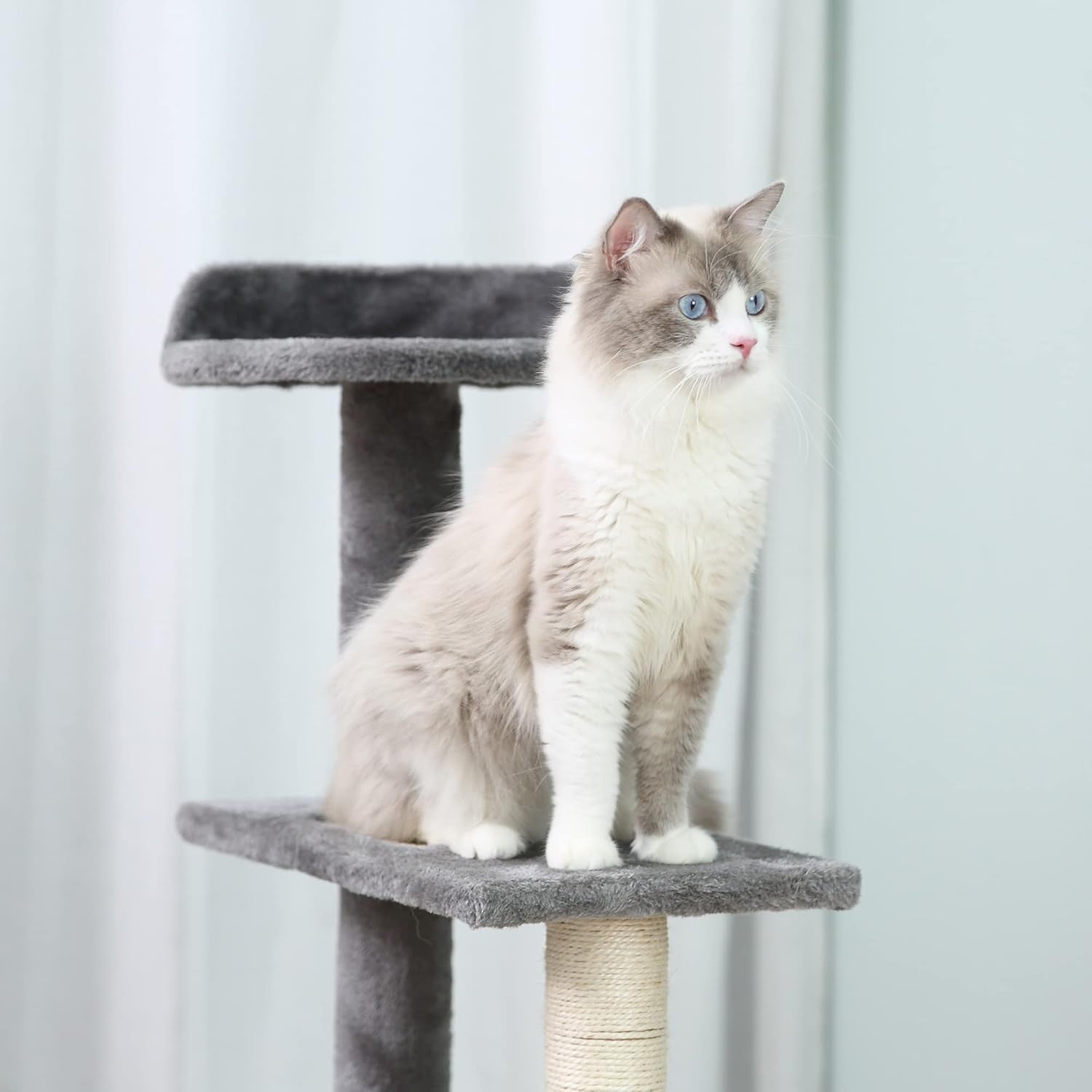 Cat Tree Activity Centre Scratching Post Tower Plush Platform Indoor Cats