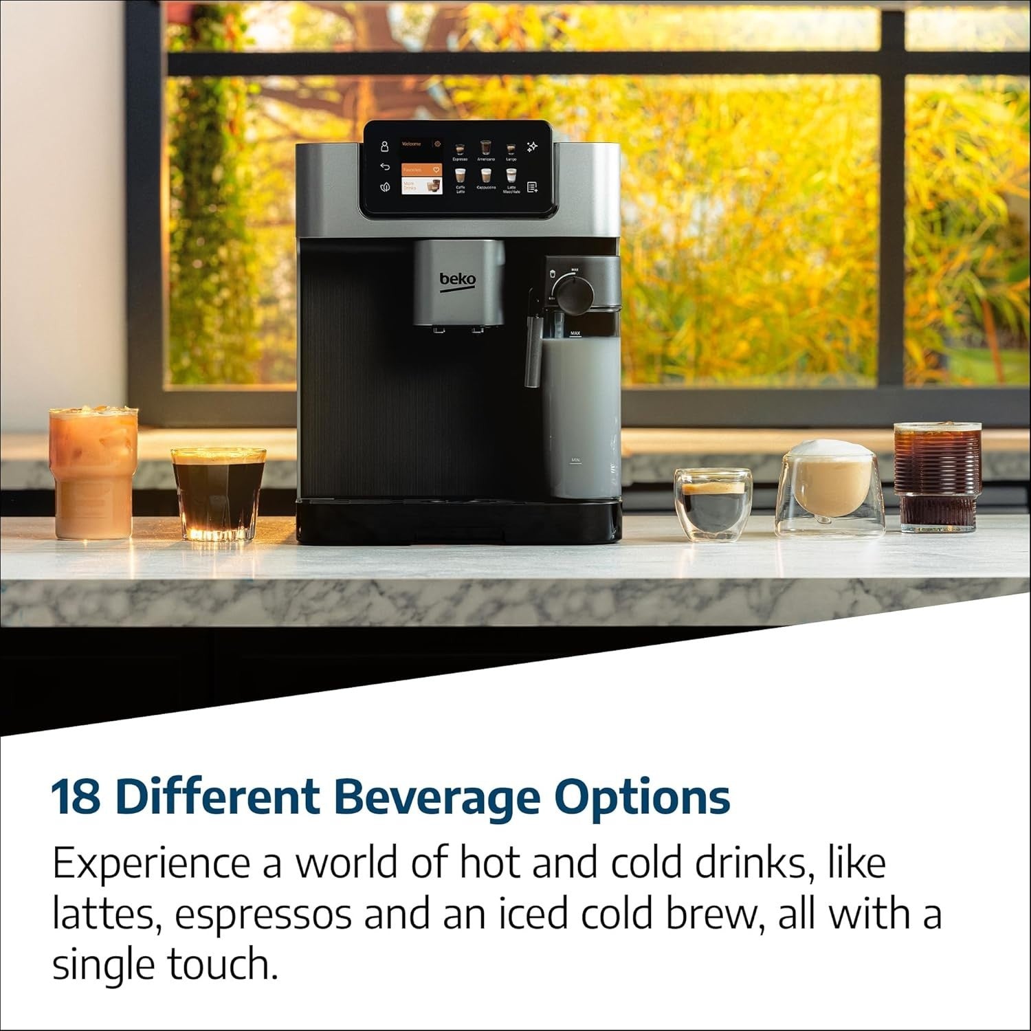 Fully Automatic Bean-to-Cup Coffee Machine | Touchscreen | Milk System