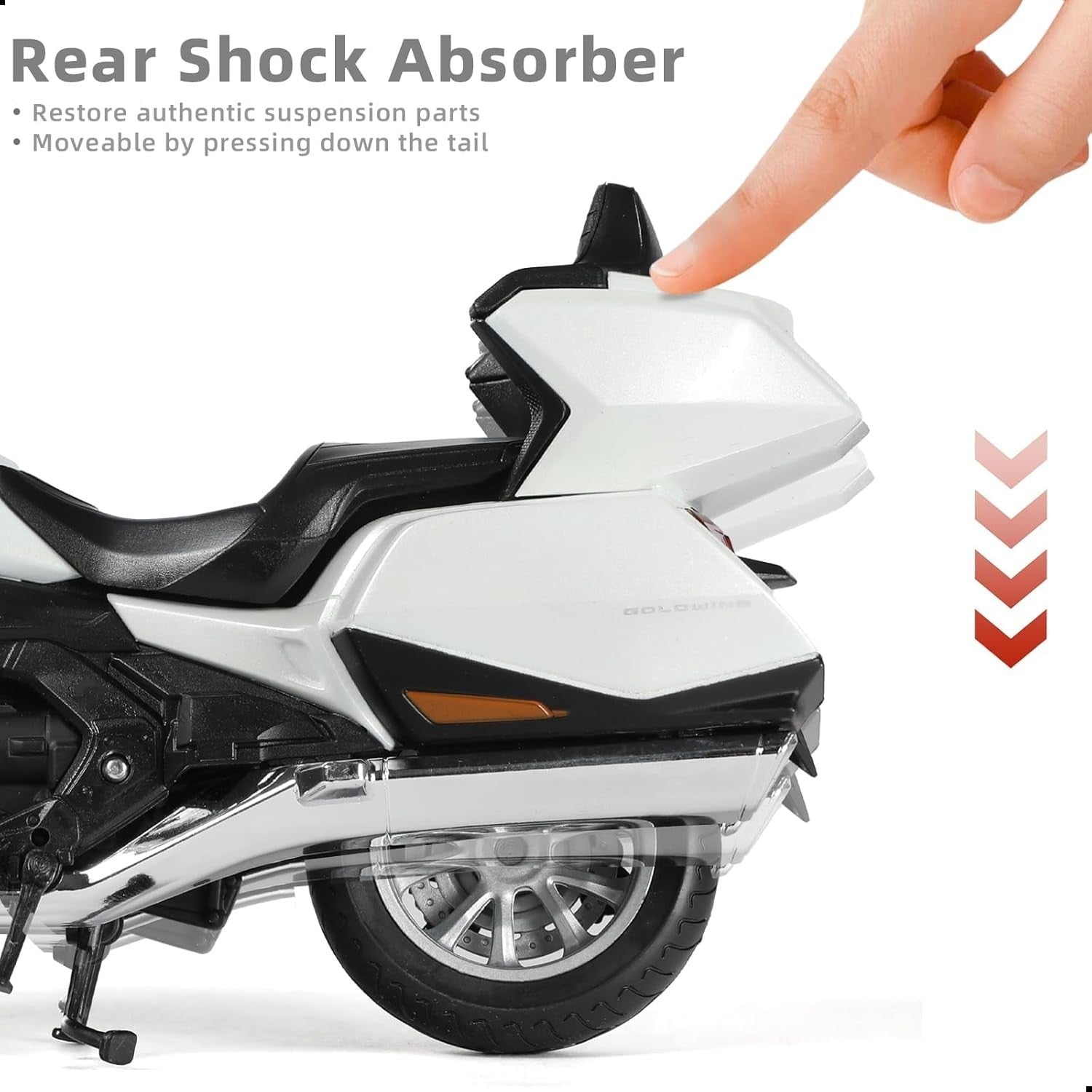 1:12 Diecast Motorcycle Model Toy - Realistic Design - Gift for Adults & Kids