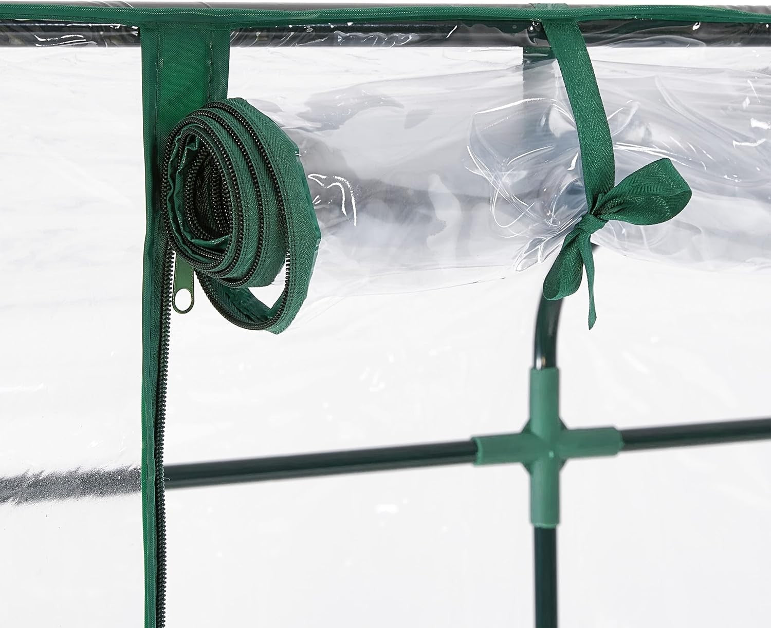 PVC Tomato Greenhouse 170x130x75cm | Walk-In Mini Grow Tent with Zip Door