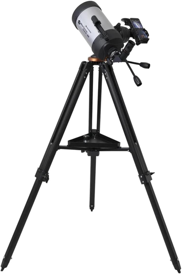 5” Schmidt-Cassegrain Telescope with Smartphone App, Eyepieces & Mount, Silver