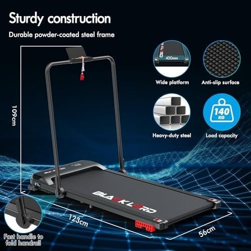 Portable Under Desk Treadmill 3.2HP 4% Incline Foldable Running Pad Home Gym