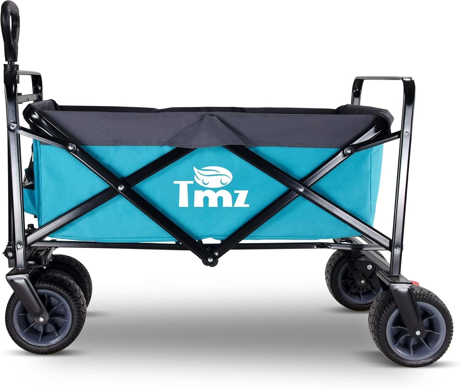 Collapsible Garden Wagon Cart 265lb Capacity All-Terrain Folding Utility Trolley