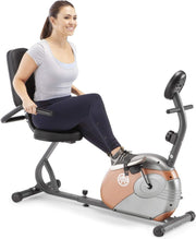 Recumbent Exercise Bike Magnetic 8 Level LCD Adjustable Handlebars Home Fitness