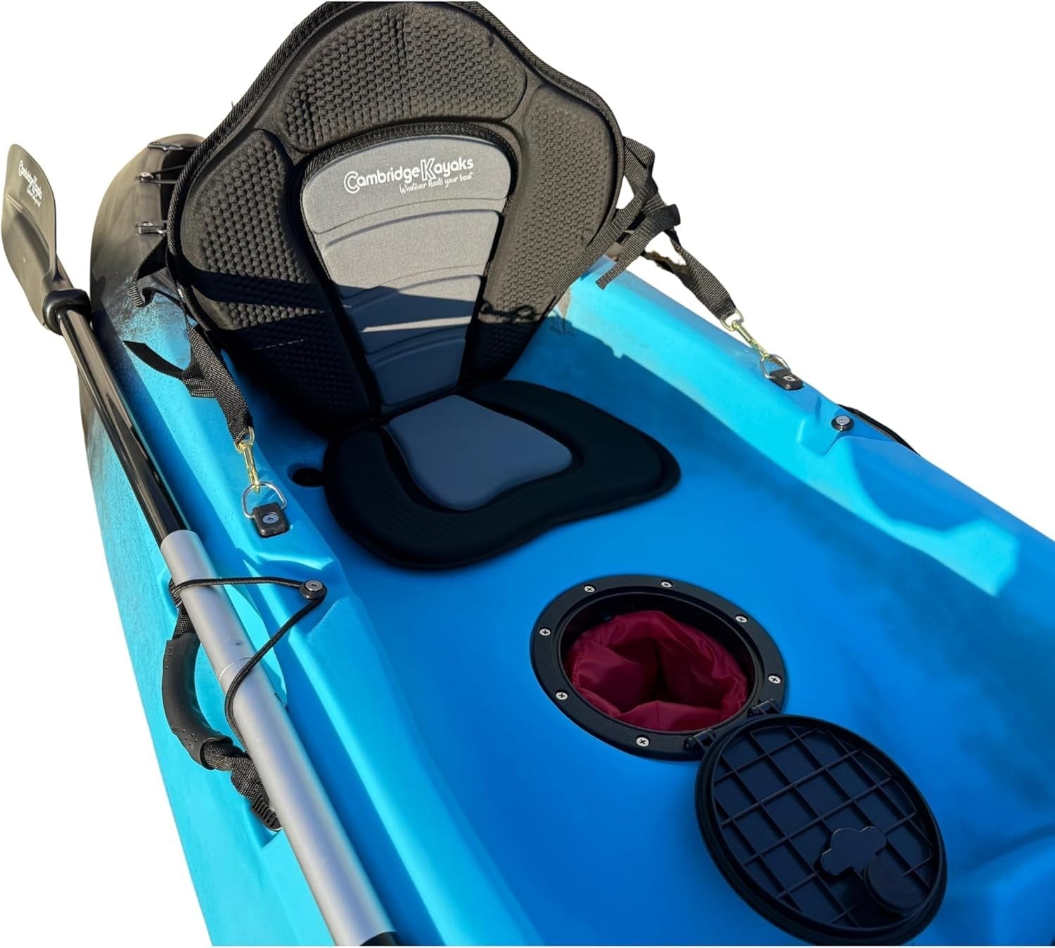 Single Sit On Top Kayak Fishing Storage Hatch Adjustable Seat