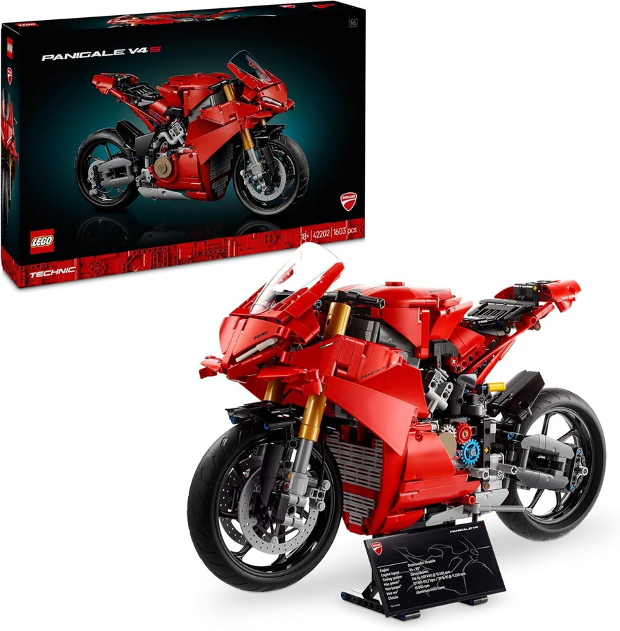 High-Performance Racing Motorcycle Model Kit | 3-Speed Gearbox & Digital Build