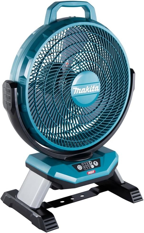 40V Max Portable Jobsite Fan – 3-Speed AC/DC Adjustable Tilt Heavy Duty Blue