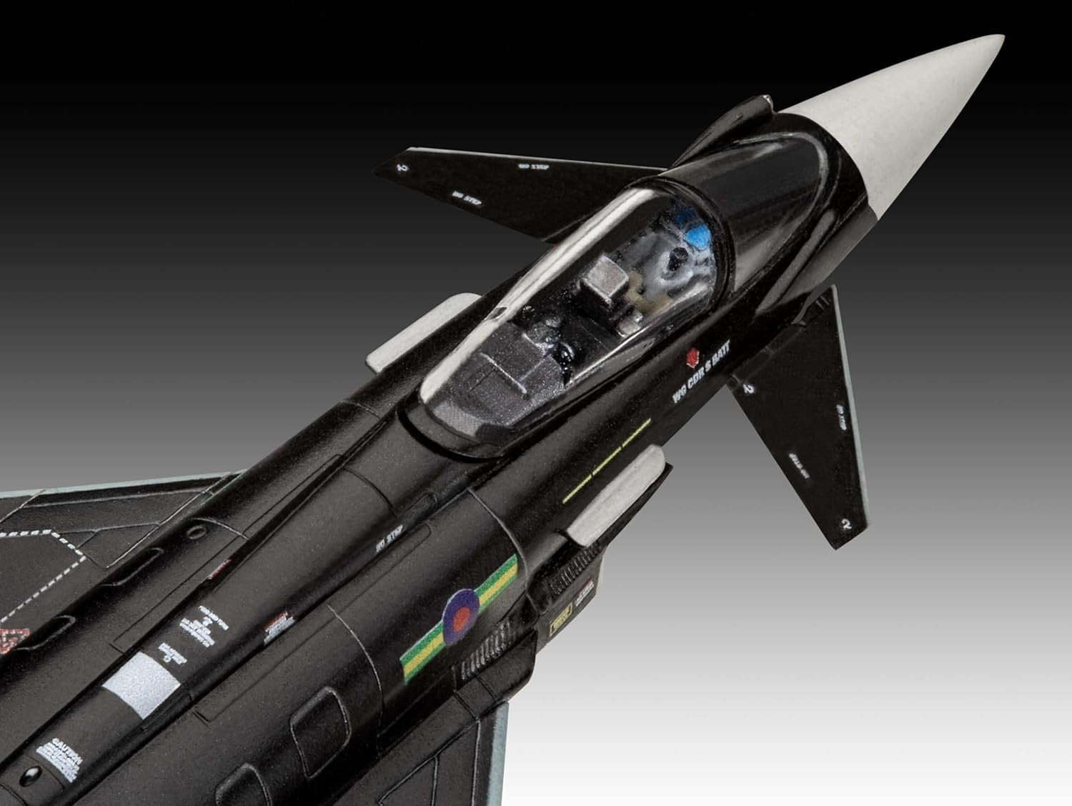 1:144 Scale Unpainted Eurofighter Typhoon RAF Model Kit DIY Plastic Aircraft