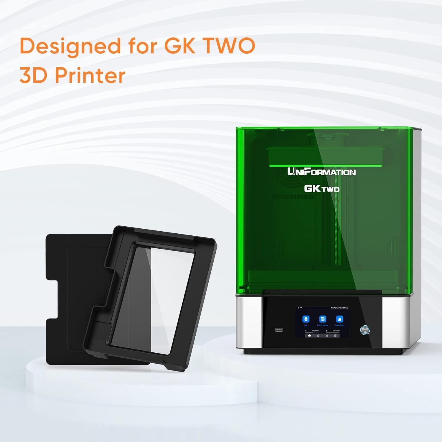 Resin Vat Tank 10.3'' 8K Printer Quick Release Large Capacity