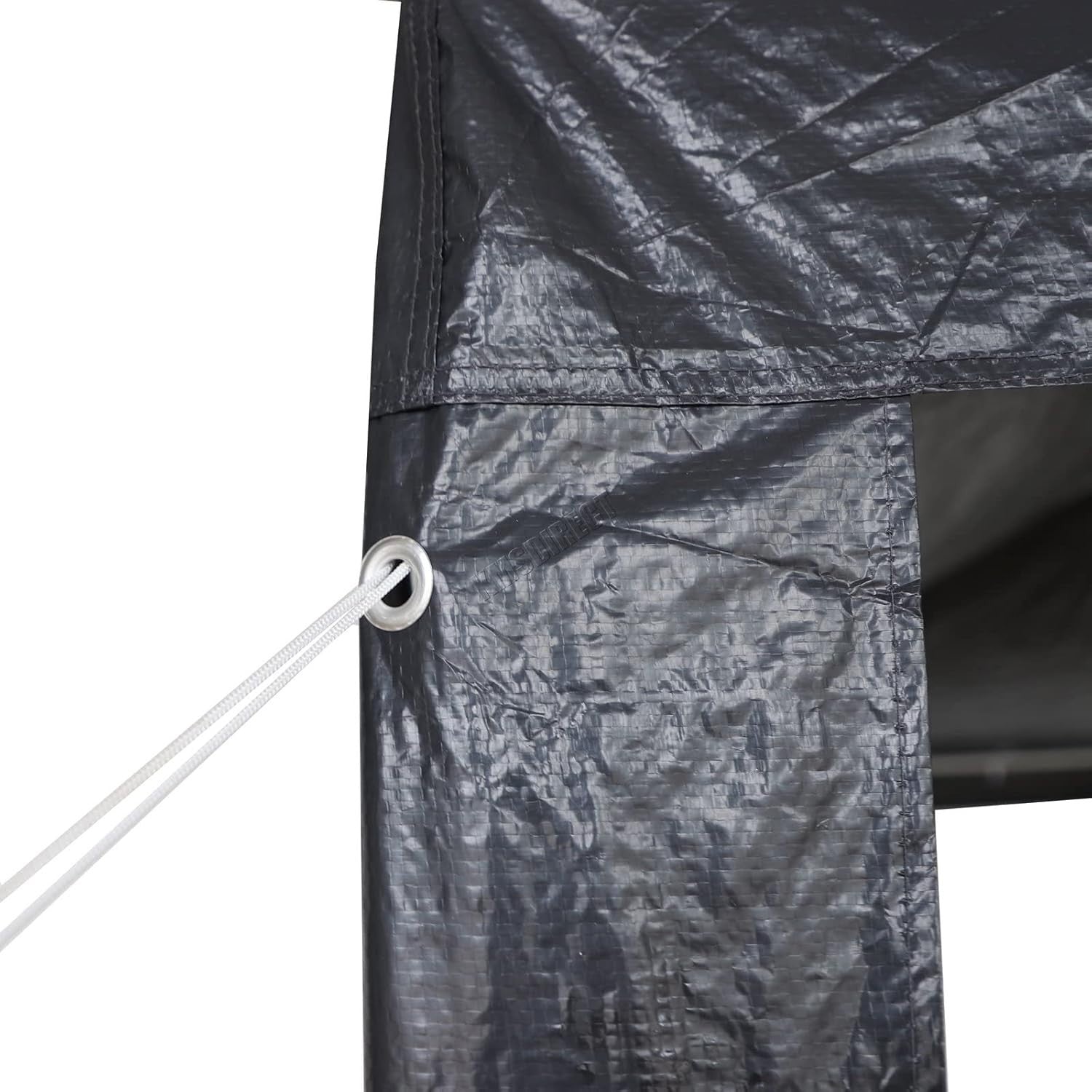 3x6M Steel Frame Gazebo With 6 Sidewalls Waterproof Garden Party Tent Grey