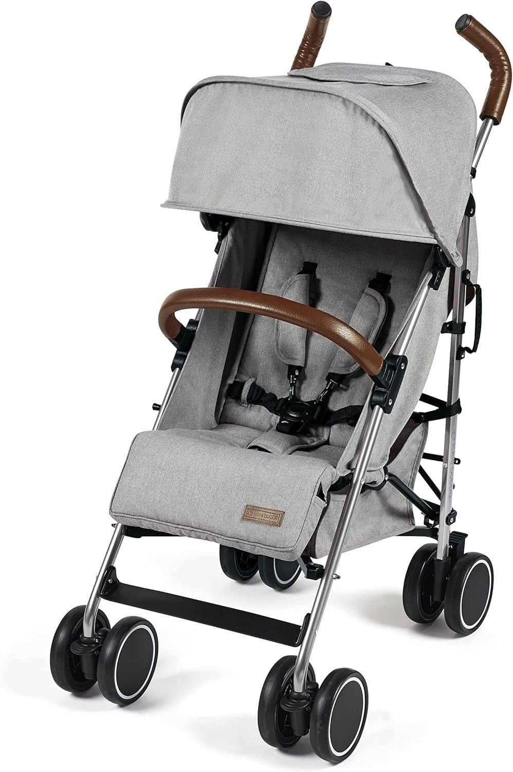 Lightweight Baby Stroller Silver Grey 6 Months-4 Years Recline UPF50+ Rain Cover