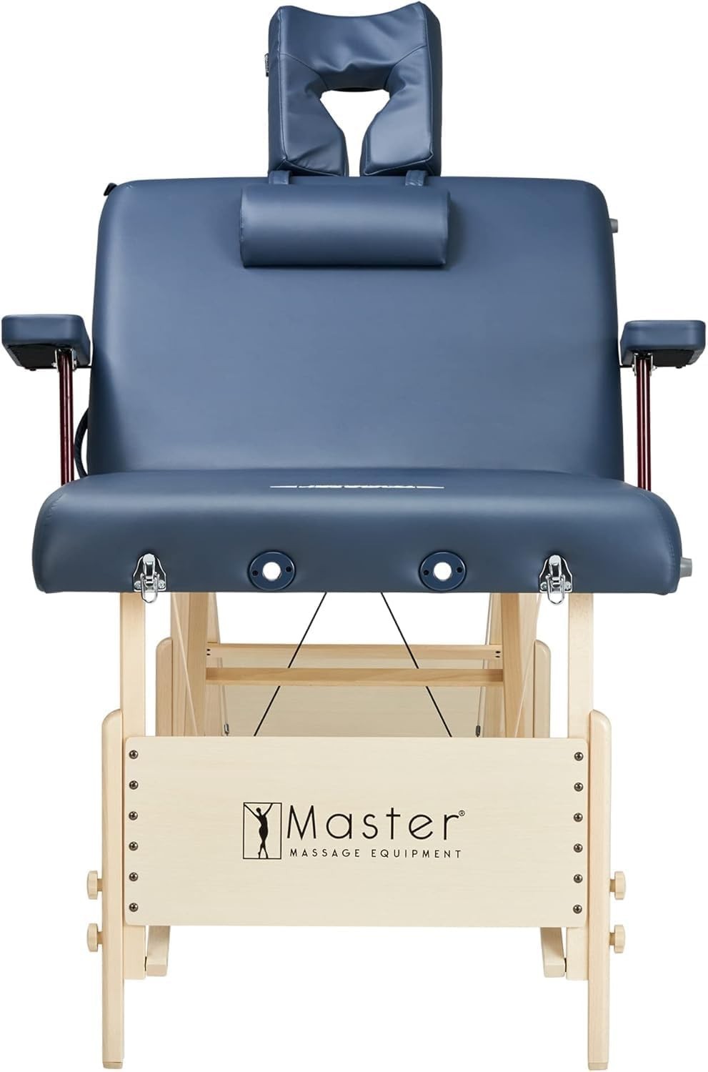 78cm 3-Section Portable Massage Table | Coronado Salon Spa Bed w/ 7cm Foam Blue