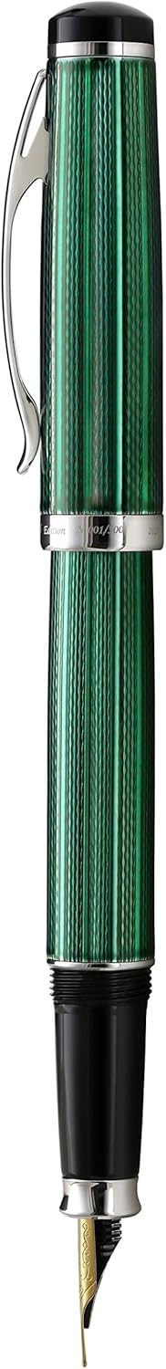 Forest Green Fountain Pen Fine Nib Handcrafted Smooth Writing Set