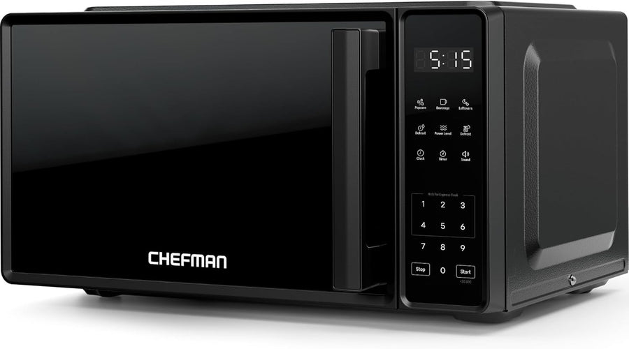 20L Digital Microwave 700W 10 Power Levels Child Lock Black
