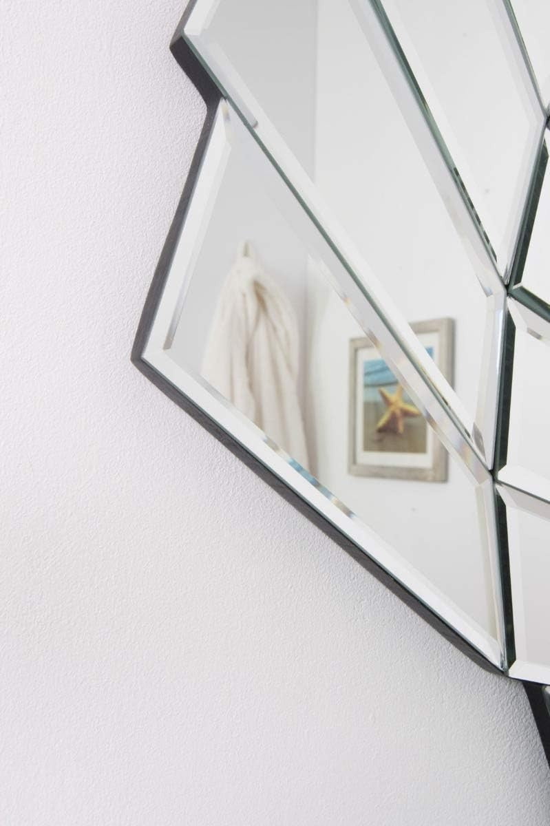 Modern Venetian Star Wall Mirror 90x90cm Glass Decor for Living Room
