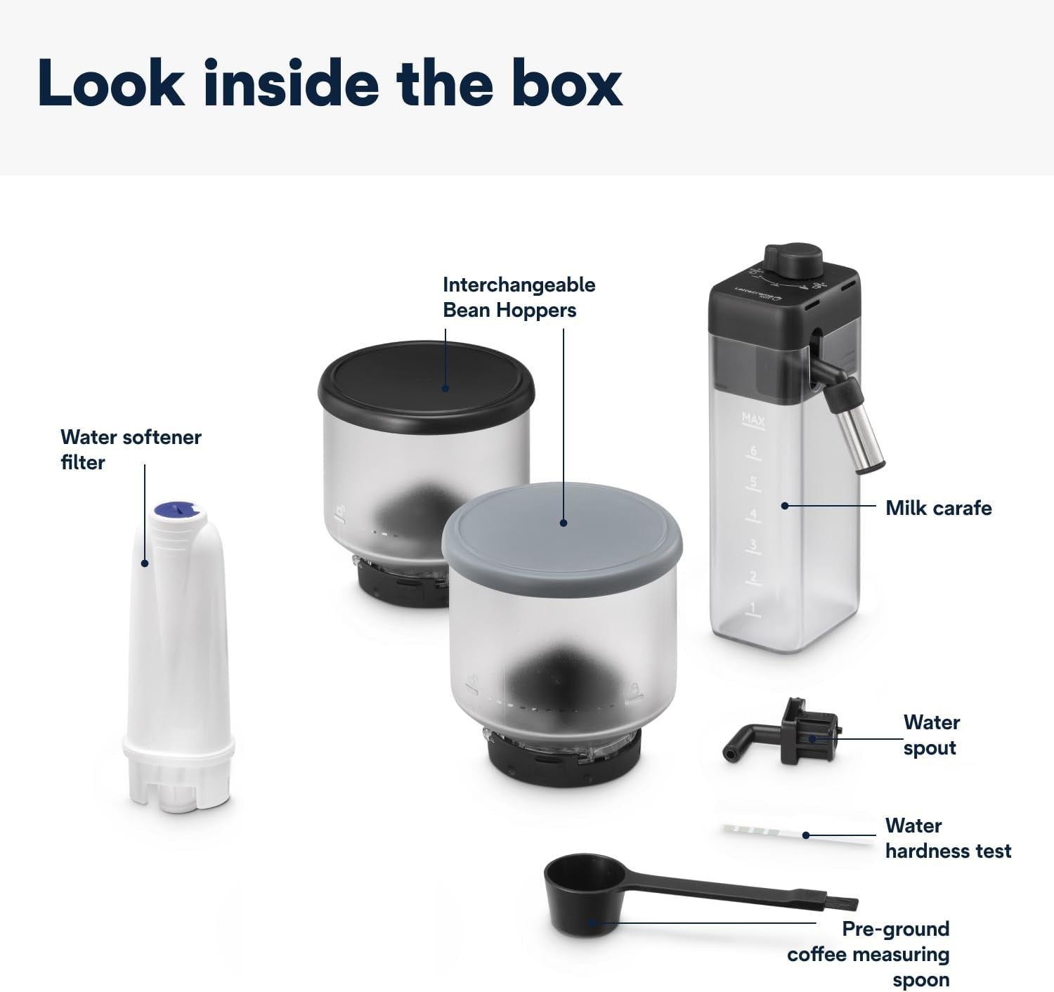 Premium Bean-to-Cup Coffee Machine | 16 Drinks | Touch Display | Milk Frother