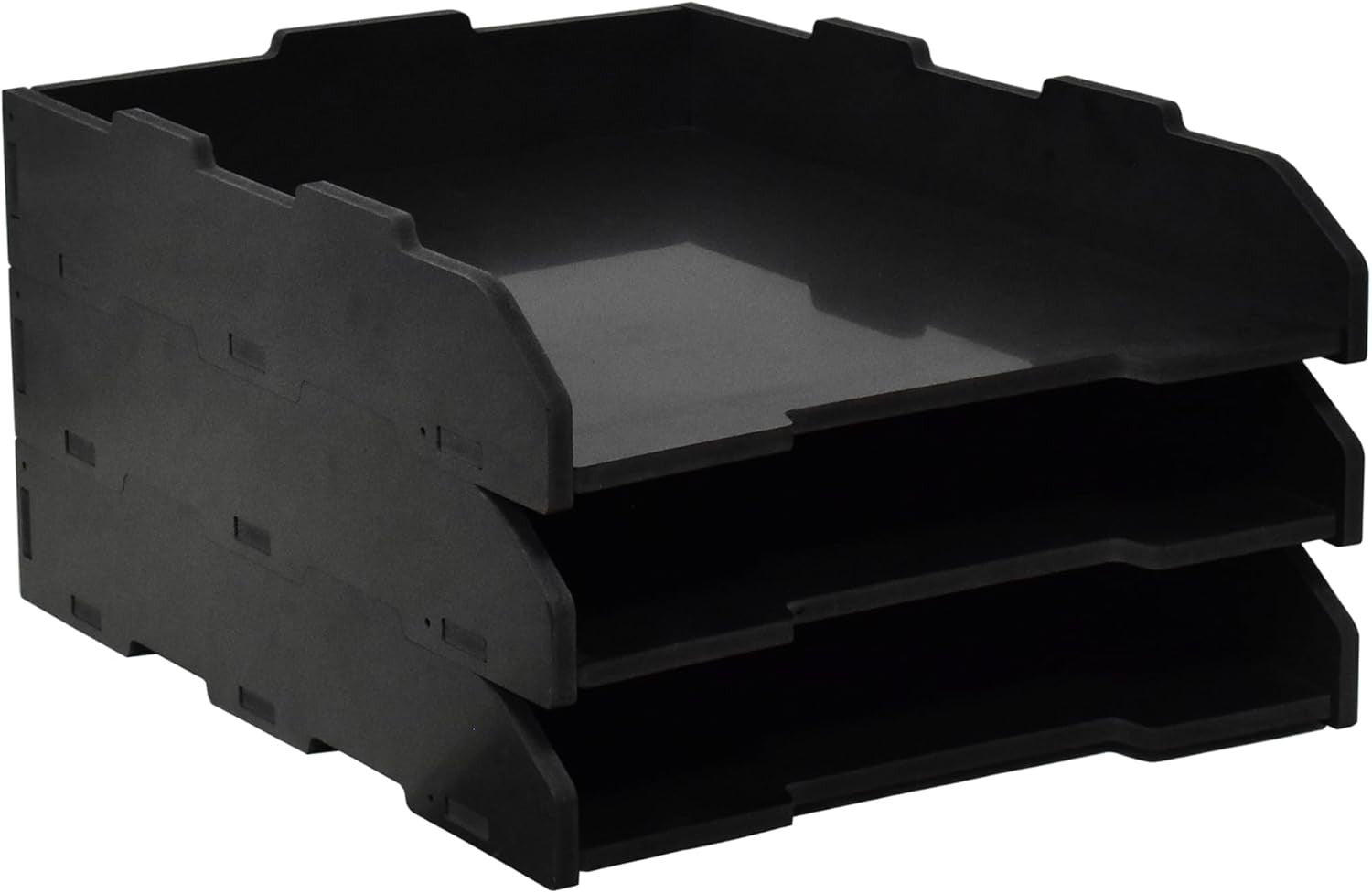 A3 3-Tier Desktop Paper Tray Organizer – Stackable File Holder, Office Storage