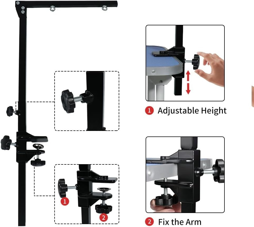 Dog Grooming Arm Clamp Adjustable Loop Noose Nail Trimming Small Pets