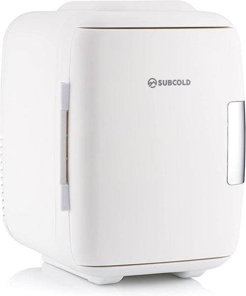 4L Mini Fridge Cooler & Warmer Portable USB AC Compact White Quiet