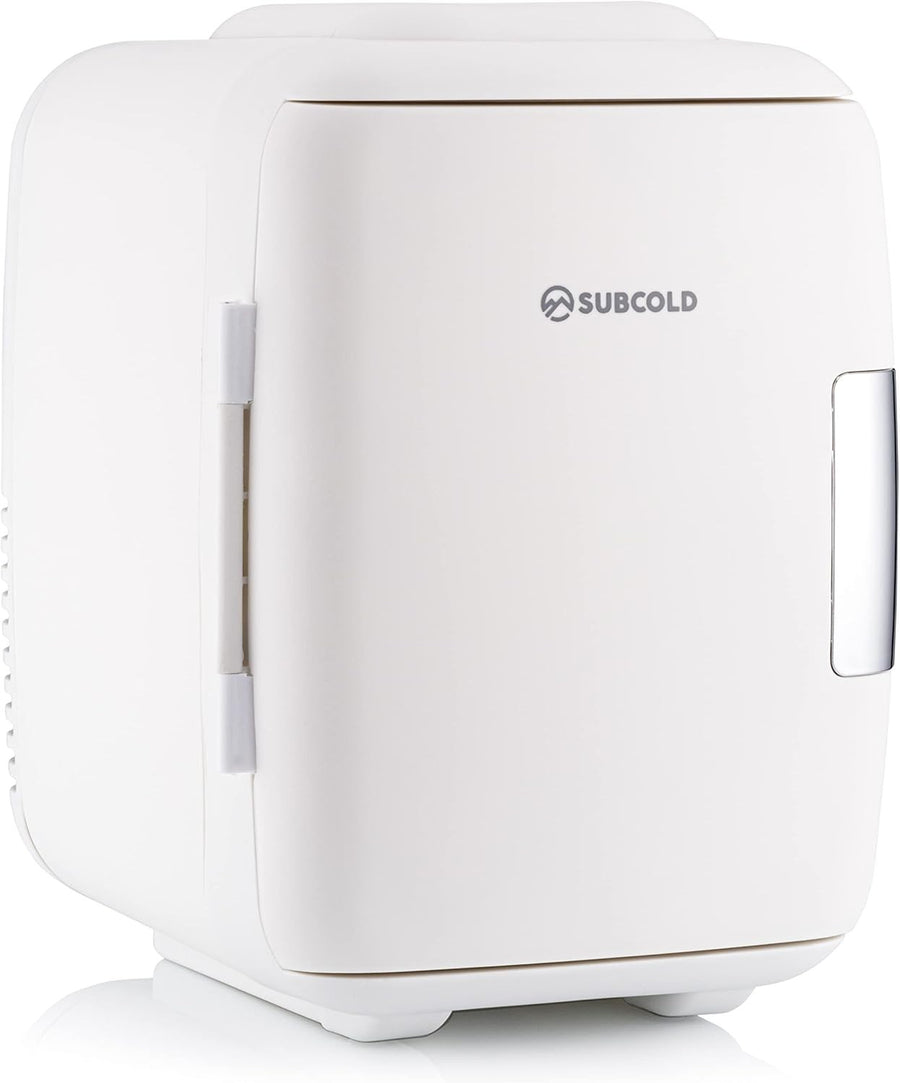 4L Mini Fridge Cooler & Warmer Portable USB AC Compact White Quiet
