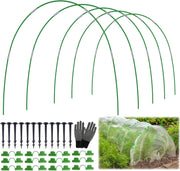 36pcs Garden Hoops Fiberglass Plant Stakes Grow Tunnel Frame for Raised Beds