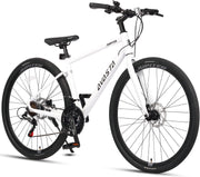 700C Road Bike 21-Speed Shimano Gears Dual Disc Brakes Lightweight Frame