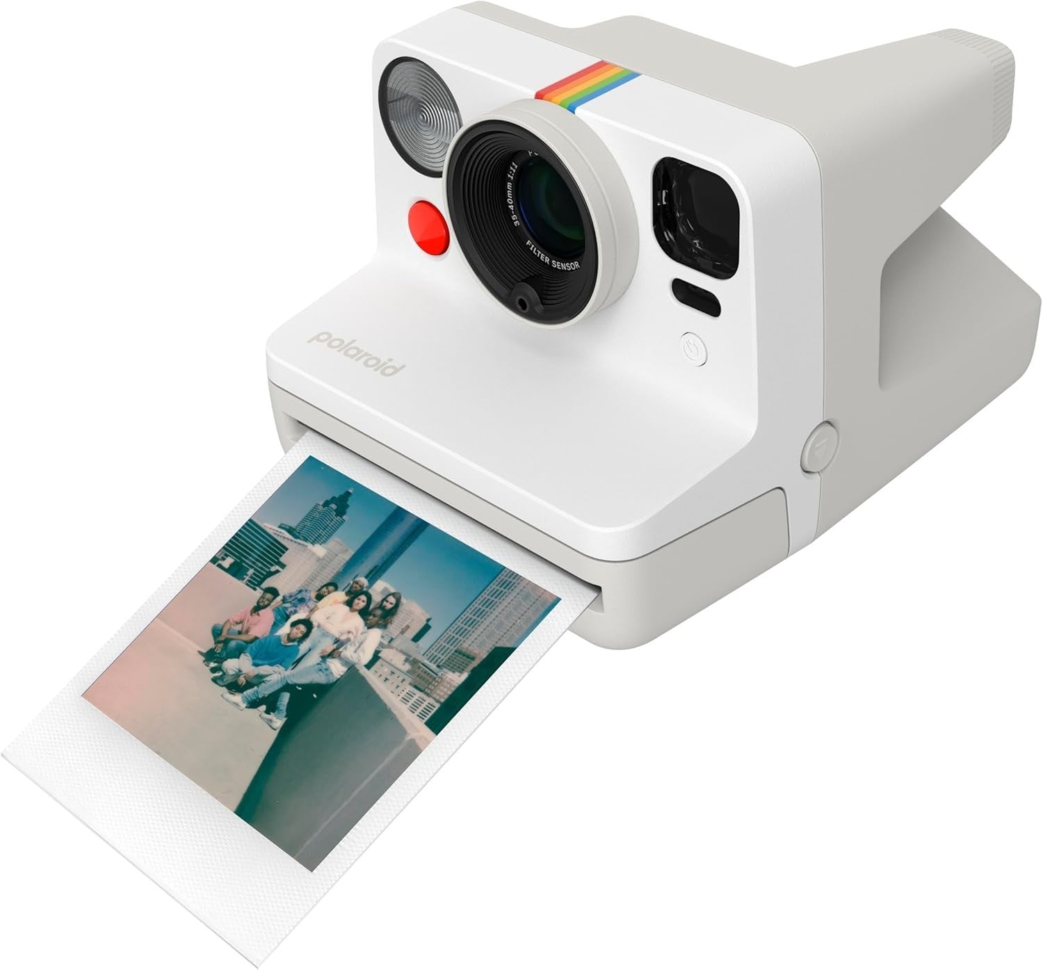 Instant Camera White USB-C Autofocus Double Exposure Photo Camera